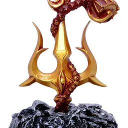 Aura Gold-Toned Religious Idol Showpiece-image-85