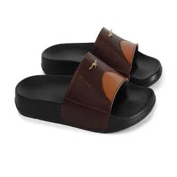 CLYMB Men Printed Sliders Flip Flops image 2