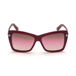 Tom Ford Women Pink Lens & Red Other Sunglasses with image 5