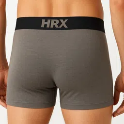 HRX by Hrithik Roshan Pack Of 2 Breathability Anti-Bacterial Short Trunks PACK OF 2-HRX-MO image 3