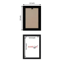 RANDOM White & Pink Motivational Floral Print Synthetic Wood Wall Frame image 3