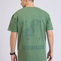 Hallstatt Life Men Solid Round Neck Cotton T-shirt image 4