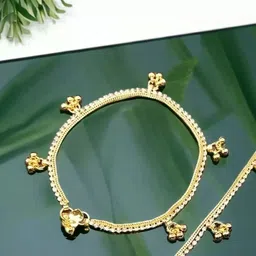 AamNa Enterprises Gold-Plated Anklet image 2