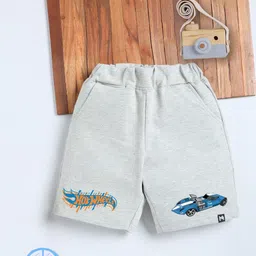 YK X Minute Mirth Boys Printed Hot Wheels Shorts-picture-43