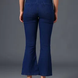 LIMEROAD Women Regular Fit Mid-Rise Stretchable Jeans image 5