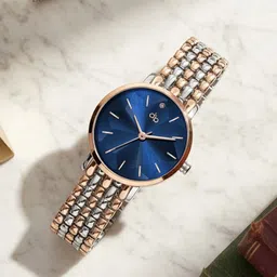 DressBerry LUXE Women Bracelet Style Straps Analogue Watch DBLuxe-614-BL1 image 1