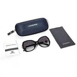 Espee Women Grey Lens & Black Butterfly Sunglasses with UV Protected Lens image 2