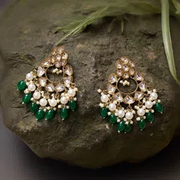 Women Click Geometric Drop Earrings image 2