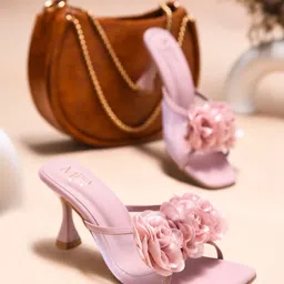 MiraMist Textured Party Block Sandals image 4