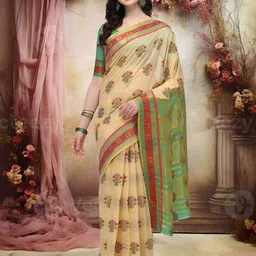 DIVASTRI Woven Design Zari Silk Cotton Saree-picture-18