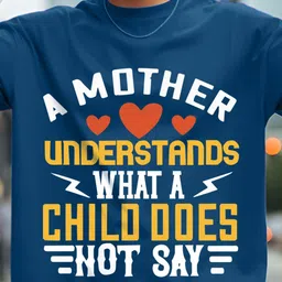 AUSK Typography Printed Round Neck Drop-Shoulder Sleeves Oversized Cotton T-Shirt image 3