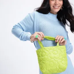 DressBerry Floral Self-Design Quilted Handheld Bag-picture-28