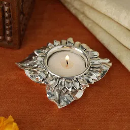 Voylla Silver Toned Tealight Candle Holders-picture-33