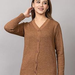 Hifzaa Women Woollen Cardigan-picture-16