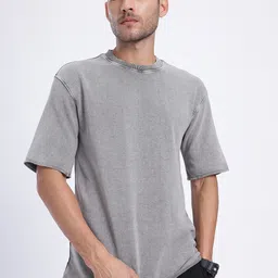 glitchez Oversized Drip Acid Wash T-shirt image 5