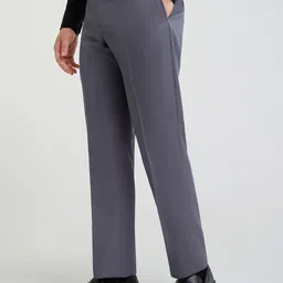 Park Avenue Men Mid-Rise Formal Trousers image 3