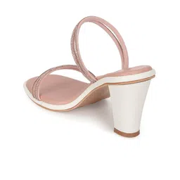 DressBerry Embellished Block Heel Sandals image 4