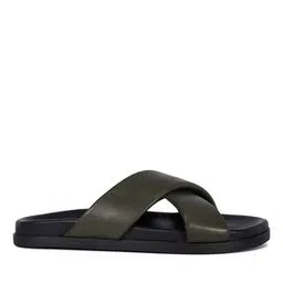 dune london Isaacs Leather Cross Strap Sandals-picture-21