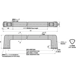 TAKIGEN Oven Large Handle 245N 215 g, A-215-B-image-80