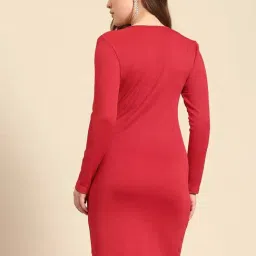 Qurvii Red Casual Dress image 2