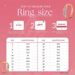 Mia by Tanishq Diamond 14k (585) Yellow Gold Ring for Women image 5