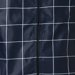 Peter England Navy Regular Fit Chequered Jacket image 4