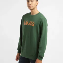 levi's Men's Brand Logo Crew Neck Sweatshirt image 4