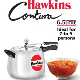 Hawkins Contura Silver 6.5 L Pressure Cooker - Set of 1-image-22
