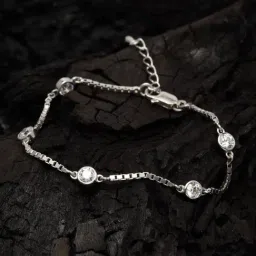 Clara Grazia 92.5 Sterling Silver Swarovski Zirconia Bracelet-picture-26