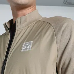 Puma Beige Regular Fit Sports Jacket image 4