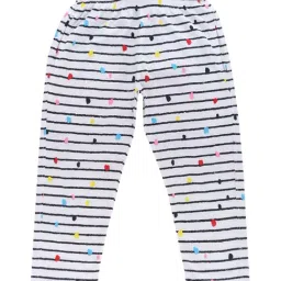 Dyca Kids White Cotton Printed Pants-picture-25