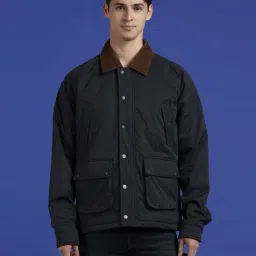 Pepe Jeans Blue Cotton Regular Fit Jacket-image-39