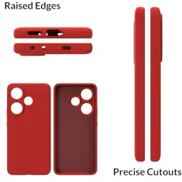 Sprig Back Cover for POCO F6 5G (Red)-picture-24