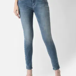 Crimsoune Club Blue Skinny Fit Mid Rise Jeans-image-71