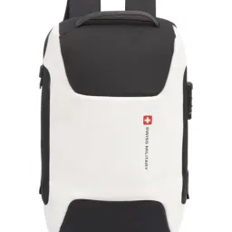 Swiss Military White LUKE Medium Laptop Backpack-image-94