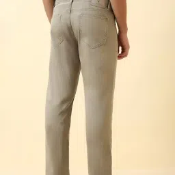 Allen Solly Beige Cotton Regular Fit Jeans image 2