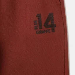 Blue Giraffe Boys Rust Solid 1 Sweatpant image 4