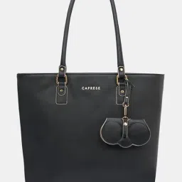 Caprese Black Lexi Large Leather Tote-image-70