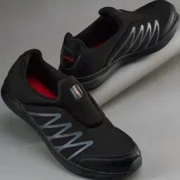 Campus Men's Black Walking Shoes-picture-22
