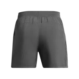 UNDER ARMOUR Gray Slim Fit Solid Shorts image 5