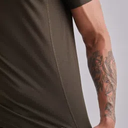 MOUNTMILLER Men's Solid Half Sleeve Og Tactical T-shirt image 4