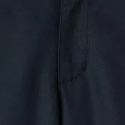 BLUE GIRAFFE Boys Navy Blue Cotton Solid Trouser image 3