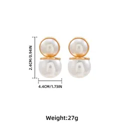 MEENAZ Spherical Drop Earrings image 2