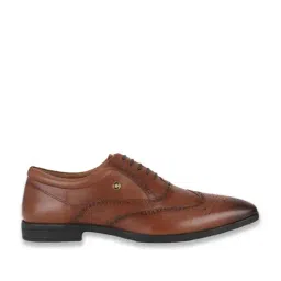 Louis Philippe Men's Brown Brogue Shoes image 2