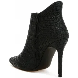 Rag & Co Women's Black Stiletto Booties image 5