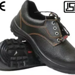 PRIMA Steel Toe Safety Shoes PVC Sole UK 10 Black PSF-23 (Delta)-picture-36