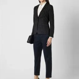 Van Heusen Black Striped Blazer image 4