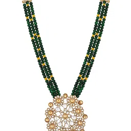 Stefan Gold Plated Kundan Jewellery Set image 3