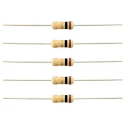 Invento 0.25 Watts 1 Ohms Carbon Film Resistors ISC 1859-4 image 1