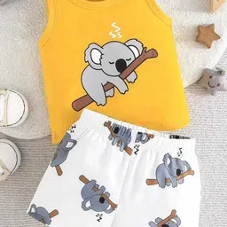 MUSNAH GARMENTS Kids-Unisex Multi Pure Cotton Clothing Set-picture-13